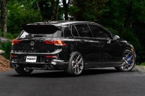 MBRP - MBRP 2022 Volkswagon Golf R MK8 3in Cat-Back Quad Rear w/ Carbon Fiber Tips Valve Delete Exhaust - S46123CF - Image 2