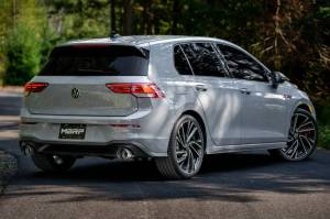 MBRP - MBRP 2022 VW Golf GTI MK8 T304 SS 3in Cat-Back Exhaust 2.5in Dual Split Rear w/ Carbon Fiber Tips - S46173CF - Image 3