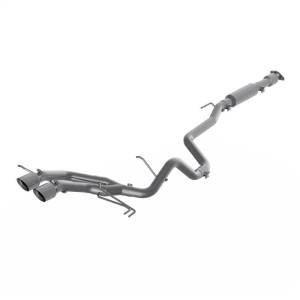 MBRP 13-18 Hyundai Veloster Turbo 2.5in T304 w/ 4in. OD Tips - Cat Back Dual Exit - S4703304