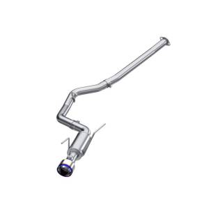 MBRP 15-21 Subaru WRX 2.0L/STI 2.5L/ 11-14 Sed. 3in Cat-Back Single Rear Exit w/ Burnt End Tips-T304 - S48033BE