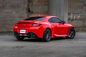 MBRP - MBRP 2022 Subaru BRZ 2.4L/Toyota GR86 2.4L 2.5in Dual Split Rear Exit w/5in OD Burnt End Tips - T304 - S48053BE - Image 3