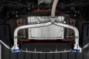 MBRP - MBRP 2022 Subaru BRZ 2.4L/Toyota GR86 2.4L 2.5in Dual Split Rear Exit w/5in OD CF Tips - T304 - S48053CF - Image 4