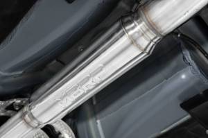 MBRP - MBRP 2022+ Subaru WRX 3in Cat-Back Dual Split Rear Quad Carbon Fiber Tips Race Profile Exhaust - S48083CF - Image 2