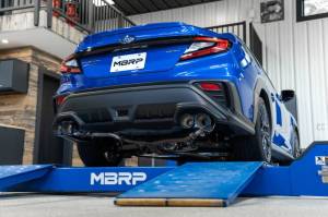 MBRP - MBRP 2022 Subaru WRX 2.5in Dual Split Rear Exit w/ Quad BE Tips - T304 - S48103BE - Image 4