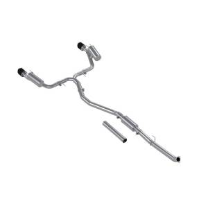 MBRP - MBRP 22-24 Honda Civic SI 1.5L T304 SS 3in Cat-Back Exhaust 2.5in Dual Split Rear w/ CF Tips - S49033CF - Image 1