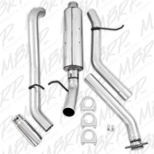 MBRP - MBRP 2003-2007 Chev/GMC 1500 Classic 4.8/5.3L EC/CC-SB Cat Back Single Side - S5014AL - Image 5