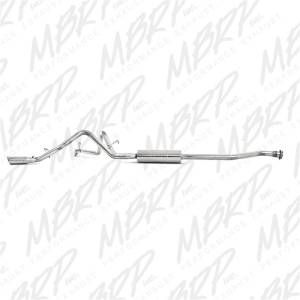 MBRP - MBRP 2003-2007 Chev/GMC 1500 Classic 4.8/5.3L EC/CC-SB Cat Back Dual Split Side - S5018409 - Image 3