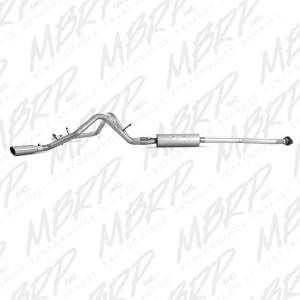 MBRP - MBRP 2003-2007 Chev/GMC 1500 Classic 4.8/5.3L EC/CC-SB Cat Back Dual Split Side - S5018AL - Image 4