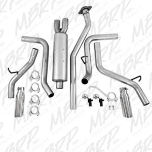 MBRP - MBRP 2003-2007 Chev/GMC 1500 Classic 4.8/5.3L EC/CC-SB Cat Back Dual Split Side - S5018AL - Image 5