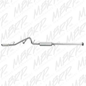 MBRP - MBRP 2007-2008 Chev/GMC 1500 (Next Gen.) CC EC (excl. 8 bed) 4.8/5.3L/6.0L Cat Back Dual Split - S5038AL - Image 4