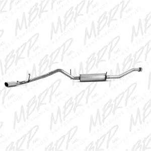 MBRP - MBRP 04-11 Chevy Colorado / GMC Canyon 2.8L/2.9L/3.5L/3.7L Cat Back Single Side Aluminized Exhaust - S5046AL - Image 4