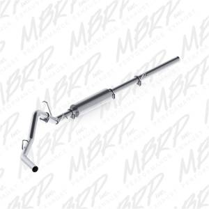 MBRP 2009-2013 Chev/GMC 1500 4.8/5.3L (excl 8ft bed) Cat Back Single Side AL P Series Exhaust - S5054P