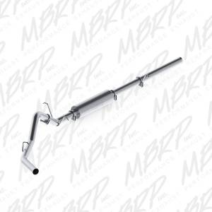 MBRP - MBRP 2009-2013 Chev/GMC 1500 4.8/5.3L (excl 8ft bed) Cat Back Single Side AL P Series Exhaust - S5054P - Image 2