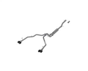 MBRP 21-24 Chevrolet Surburban XL 5.3L 3in T304 SS 2.5in Dual Split Carbon Fiber Cat-back - S50593CF