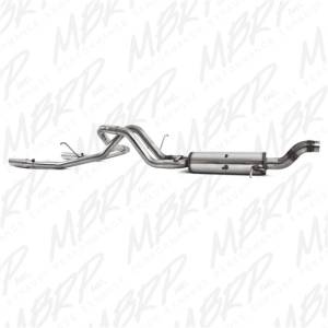 MBRP - MBRP 09-11 Chev/GMC Colorado/Canyon 5.3L V8 EC/CC-SB Cat Back Dual Split Rear Exit T409 - S5074409 - Image 3