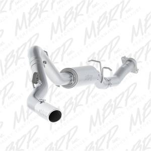 MBRP 07-10 Chevy/GMC 2500HD PU 6.0L V8 3.5in Single Side Exit Alum Cat Back Perf Exhaust - S5078AL