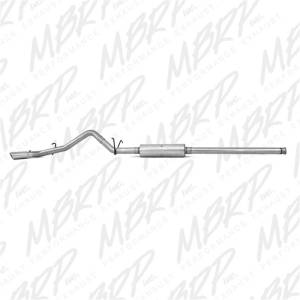 MBRP - MBRP 14 Chevy/GMC 1500 Silverado/Sierra 4.3L V6/5.3L V8 Single Side Exit AL 3in Cat Back Exhaust - S5080AL - Image 4