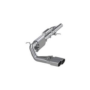 MBRP - MBRP 09+ Chevrolet Silverado 1500 3in Cat Back Pre-Axle Dual Outlet w/ 4in Tip - T304 - S5081304 - Image 3