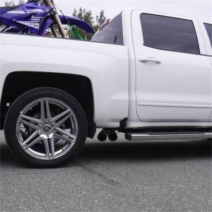 MBRP - MBRP 09+ Chevrolet Silverado 1500 3in Cat Back Pre-Axle Dual Outlet w/ 4in Tip - T304 - S5081304 - Image 4