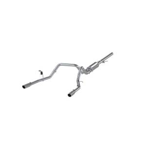 MBRP - MBRP 14 Chevy/GMC 1500 Silverado/Sierra 4.3L V6/5.3L V8 Dual Split Rear T409 3in Cat Back Exhaust - S5084409 - Image 3