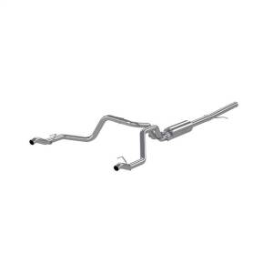 MBRP 2019 Chevrolet Silverado 1500 4.3L/5.3L 2.5in Cat Back Dual Rear Exit - Aluminized - S5085AL