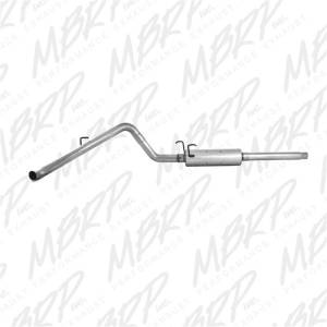 MBRP - MBRP 2004-2005 Dodge Ram Hemi 1500 5.7L SC/CC-SB Cat Back Single Side AL P Series Exhaust - S5104P - Image 4