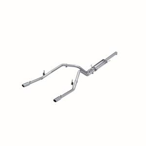 MBRP - MBRP 2004-2005 Dodge Ram Hemi 1500 5.7L SC/CC-SB Cat Back Dual Split Rear - S5112AL - Image 3