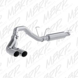 MBRP 14-16 Ram 2500/3500 6.4L 4in AL Single Side Dual Outlet Cat Back Exhaust - S5150AL