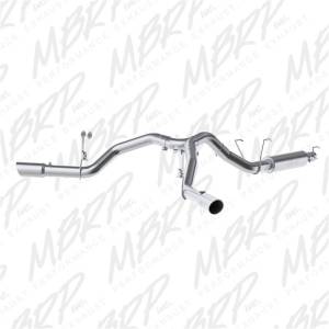 MBRP 14-16 Ram 2500 6.4L 4in 409 SS Dual Side Split Outlet Cat Back Exhaust - S5151409