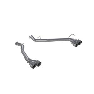 MBRP 20-21 Ford Explorer ST 3.0L EcoBoost Dual Rear Exit Axle Back w/ Quad Tip AL Exhaust System - S5203AL