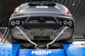 MBRP - MBRP 20-21 Ford Explorer ST 3.0L EcoBoost Dual Rear Exit Axle Back w/ Quad Tip AL Exhaust System - S5203AL - Image 4