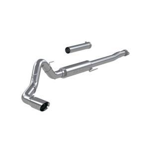 MBRP 2021+ Ford F150 2.7L/3.5L/5.0L 4in T304 Stainless Steel Cat-Back - RACE VERSION - S5209304