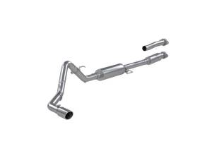 MBRP 2021+ Ford F-150 2.7L/ 3.5L Ecoboost 5.0L Single Side 3in Aluminized Steel Catback Exhaust - S5211AL