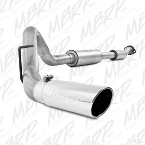 MBRP 11-13 Ford F150 SVT Raptor 6.2L EC-SB/CC-SB 3.5in Cat Back Single Exit Alum Exhaust System - S5228AL