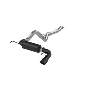 MBRP 2021+ Ford Bronco 2.3L/2.7L EcoBoost 3in Black Aluminized Catback Exhaust - S5235BLK