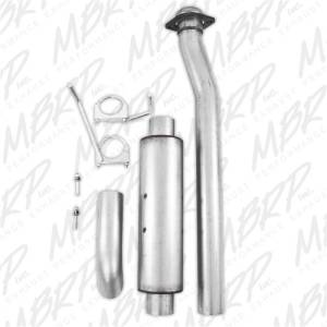 MBRP - MBRP 11-12 Ford F-150 SVT Raptor 6.2L EC-SB/CC-SB 3.5in Cat Back Single Turn Down Alum Exhaust - S5242AL - Image 5