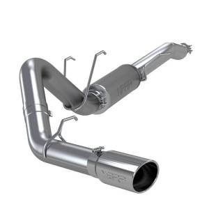 MBRP - MBRP 2017+ Ford F-250/F-350 6.2L/7.3L Super/Crew Cab Single Side 4in T304 Catback Exhaust - S5247304 - Image 3