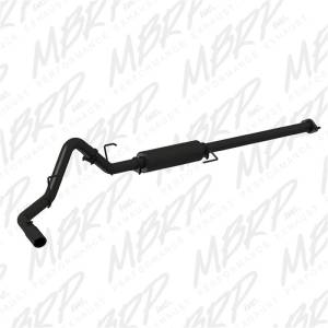 MBRP - MBRP 2015 Ford F-150 2.7L / 3.5L EcoBoost 3in Cat Back Single Side Black Exhaust System - S5253BLK - Image 2