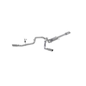 MBRP - MBRP 2015 Ford F-150 5.0L 3in Cat Back Dual Split Side Exit T409 Exhaust System - S5257409 - Image 3