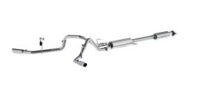 MBRP - MBRP 2015 Ford F-150 5.0L 3in Cat Back Dual Split Side Exit T409 Exhaust System - S5257409 - Image 4