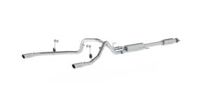 MBRP - MBRP 2015 Ford F-150 5.0L 3in Cat Back Dual Split Rear Exit T409 Exhaust System - S5258409 - Image 4