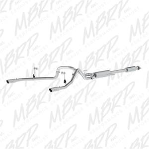 MBRP - MBRP 2015 Ford F-150 5.0L 3in Cat Back Dual Split Rear Exit AL Exhaust System - S5258AL - Image 2