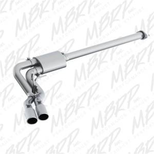 MBRP 15-16 Ford F-150 2.7L/3.5L/5.0L 3in Cat Back Single Side Pre-Axle Dual Exit T304 - S5260304