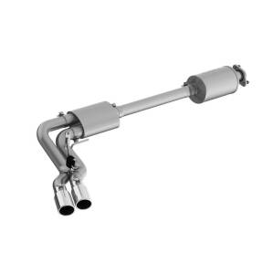 MBRP - MBRP 15-20 Ford F150 T304 Pre-Axle 4in OD Tips Dual Outlet 3in Cat Back Exhaust - S5262304 - Image 2