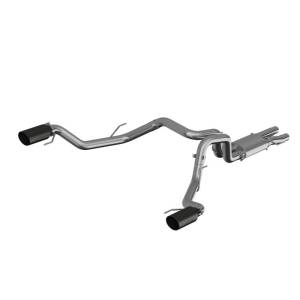 MBRP - MBRP 17-20 Ford F-150 Raptor 3.5L Ecoboost Dual Rear Exit T409 3in Resonater Back Exhaust System - S5264409 - Image 2