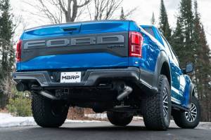 MBRP - MBRP 17-20 Ford F-150 Raptor 3.5L Ecoboost Dual Rear Exit T409 3in Resonater Back Exhaust System - S5264409 - Image 5