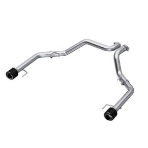 MBRP 2021+ Ford F-150 Raptor Axle-Back Dual Rear Exit T304 Performance Exhuast Sys - S52663CF