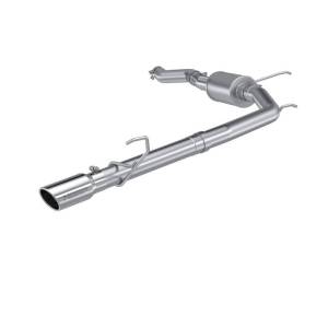 MBRP 2022+ Ford Maverick Aluminized Steel 4in OD Tip Single Side Exit 3in Cat Back Exhaust - S5267AL