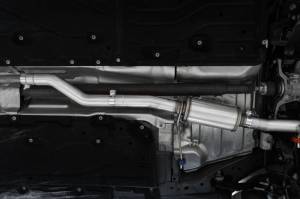 MBRP - MBRP 2022+ Ford Maverick Aluminized Steel 4in OD Tip Single Side Exit 3in Cat Back Exhaust - S5267AL - Image 4