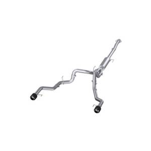 MBRP 22-23 Ford F150 T304 5in OD Carbon Fiber Tip Dual Rear Exit 3in Cat Back Exhaust - S52683CF